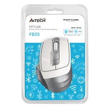 A4 Tech Fb35 Beyaz Bluetooth+2.4G Nano Kablosuz Optik 2000 Dpi Mouse(Mou Tech Fb35 Beyaz) - 2
