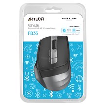 A4 Tech Fb35 Gri Bluetooth+2.4G Nano Kablosuz Optik 2000 Dpi Mouse(Mou Tech Fb35 Gri) - 2