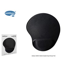 Addison 300521 Bileklik Destekli Siyah Mouse Pad(Mouse Pad Addıson 300521) - 1