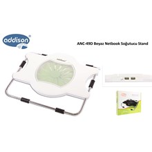 Addison Anc-49D Notebook Soğutucu Stand Beyaz(100.F Ad Anc-49D Beyaz) - 1