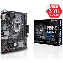 Asus Prime H310M-K R2.0 Intel H310 Lga1151 Ddr4 2666 Dv Anakart(Oem Brd Asus H310M-K) - 1