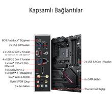 Asus Rog Strix B550-F Gaming (Wı-Fı) Amd Am4 3.Nesil Ddr4 Dp Hdmı Anakart(Oem Brd Asus Rs B550Fw) - 2