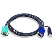 Aten 2L-5201U Usb Kvm Swicht İçin 1,20 Metre 1 X 15 Pin Sphd Erkek  -  1 X Monitör 15 Pin Hdb Erkek(Kablo Kvm Aten 2L-5201U) - 1