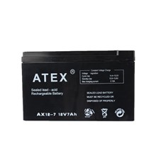 Atex Ax-12V 7Ah Bakımsız Kuru Akü(Akü Atex Ax-12-7) - 1