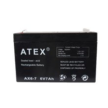 Atex Ax-6V 7Ah Bakımsız Kuru Akü(Akü Atex Ax-6-7) - 1