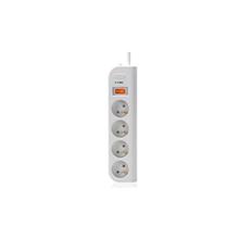 Belkin Akım Korumalı Uzatma Priz 4Lü 1M(Kablo P Belkn F9E400Fr1M) - 1