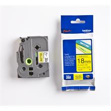 Brother Tze-641 18 Mm Sarı Üzeri Siyah Laminasyonlu Etiket(Br Tze-641) - 1
