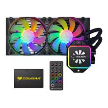 Cougar Helor 240 Argb Aydınlatmalı Sıvı Soğutma Sistemi (Kumandalı)(Fan Cpu Cougar Helor 240) - 2
