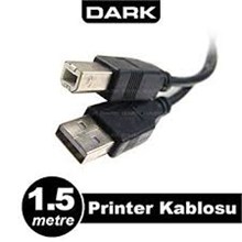 Dark 1.5M Usb 2.0 Kablosu Dk Cb Usb2Prnl150(Kablo Usb Usb2Prnl150) - 1