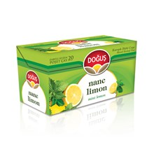 Doğuş Nane Limon Bitki Çayı Süzen Poşet 20X2Gr(Doğuş Nanelimon  2 Gr) - 1