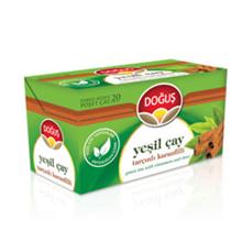 Doğuş Yeşil Çay Tarçınlı Karanfilli Poşet Çay 20X1.75G(Doğuş Tarçın 1.75 Gr) - 1