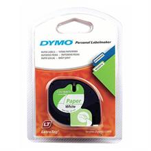 Dymo Letratag Kağıt Şerit 12 Mm X 4 Metre Beyaz(Bar Rıbbon D 91200) - 1