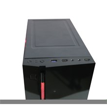 Elba 5516 Gamer Cam Panel Kırmızı Led Fan Atx Gaming Oyuncu Kasası(O Atx Elba 5516) - 2