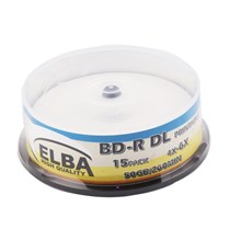Elba Blu-Ray Bd-R 6X 50Gb 15Li Cake Box Prıntable(Blu-Ray 15Li Elba) - 1
