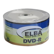 Elba Dvd-R 4,7Gb-120Mın 50Li 16X Prıntable Dvd-R Shrink(Dvd-R 50Li Elba Prıntabl) - 1