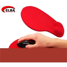 Elba K06152 Bileklikli Jel Mouse Pad Kırmızı(Mouse Pad Elba K06152 K) - 1