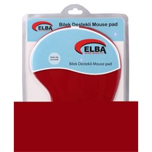 Elba K06152 Bileklikli Jel Mouse Pad Kırmızı(Mouse Pad Elba K06152 K) - 2