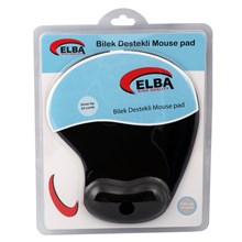 Elba K06152 Bileklikli Jel Mouse Pad Siyah(Mouse Pad Elba K06152 S) - 1