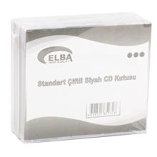 Elba Pl-132A Standart Çiftli Siyah 10Lu Pk Cd Kutusu(Cd Kt 10Lu Std Sıyah Ç) - 1