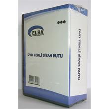 Elba Pl-221A Tekli Siyah Standart Dvd Kutusu 5Li(Cd Dvd Teklı 5Lı Sıyah) - 1