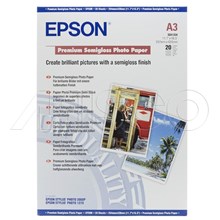 Epson A3 251Gram 20Li Premium Semigloss Fotoğraf Kağıdı S041334(Epson S041334) - 1