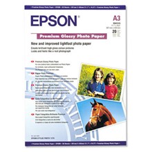 Epson A3 255Gram 20Li Premium Glossy Fotoğraf Kağıdı S041315(Epson S041315) - 1