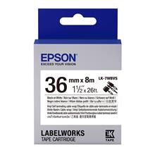 Epson Lk-7Wbvs Slcw Beyaz Üzeri Siyah 36Mm 8 Metre Etiket(Epson Lk-7Wbvs) - 1
