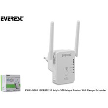 Everest Ewr-N501 Ieee802.11 B-G-N 300 Mbps Router Wifi Range Extender(Oem Adsl Everest Ewr-N50) - 1