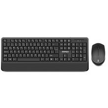 Everest Km-6176 Offıcal Siyah Kablosuz Combo Q Multimedia Klavye + Mouse Set(Kl Everest Km-6176) - 1