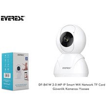 Everest Pembe Df-841W 2.0 Mp Ip Smart Wifi Network Tf Card Güvenlik Kamerası Yoosee(101.K Ip Ever Df-841W P) - 1