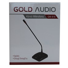 Gold Audıo Gm-818 Kürsü Mikrofonu Işıklı Ding Donglu(008.Gold Audıo Gm-818) - 1
