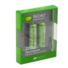 Gp Aa 2700 Mah Şarjlı Kalem Pil 2Li Paket Gp270Aahcemtr-2Gb(Pil Gp Gp270Aahcemtr-2Gb) - 1