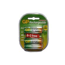 Gp Aa 2700 Mah Şarjlı Kalem Pil 4+2Li Paket Gp270Aahce4-2(Pil Gp Gp270Aahce4-2) - 1