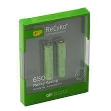 Gp Aaa 650 Mah Şarjlı İnce Kalem Pil 2Li Paket Gp65Aaahchp-Bu2(Pil Gp Gp65Aaahchp-Bu2) - 1