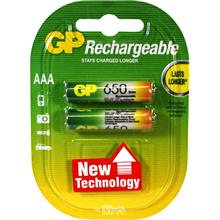 Gp Aaa 650 Mah Şarjlı İnce Kalem Pil 4Lü Paket Gp65Aaahcem-2Gbr4(Pil Gp Gp65Aaahcem-2Gbr4) - 1