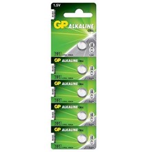 Gp Gp191-C5 Lr55 Alkalin 1.5V Düğme Pil 5Li Paket(Pil Mıcro Gp Gp191-C5) - 1