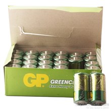 Gp Greencel R14 Orta Boy Çinko Pil 24Lü Paket Gp14G-2S2(Pil Greencell Gp14G-2S2) - 1