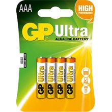Gp R03 Aaa Boy Ultra Alkalin İnce Kalem Pil 4Lü Paket Gp24Aumb-U4(Pil Gp Gp24Aumb-U4) - 1