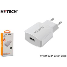 Hytech Hy-A84 5V 2A Ev Şarj Cihazı(Tel Kş Hy-A84) - 1