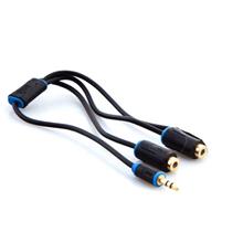 Hytech Hy-B105 0.3M Stereo F To 2 Rca M Kablosu(Kablo Str Hy-B105) - 1
