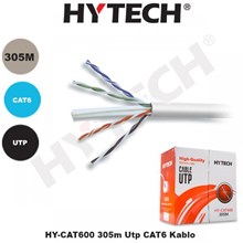 Hytech Hy-Cat600 305Mt Utp Cat 6 Kablo(Kablo Cat6 Hy-Cat600) - 1