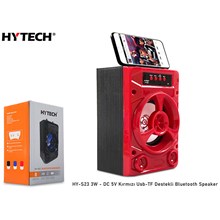 Hytech Hy-S23 3W - Dc 5V Kırmızı Usb-Tf Destekli Bluetooth Speaker(Spk Hytech Hy-S23 Kırmız) - 1