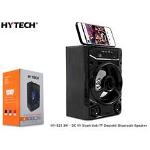 Hytech Hy-S23 3W - Dc 5V Siyah Usb-Tf Destekli Bluetooth Speaker(Spk Hytech Hy-S23 Black) - 1