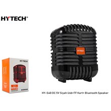 Hytech Hy-S40 Dc 5V Bluetooth Speaker Siyah Usb+Tf Kart(Spk Hytech Hy-S40 Siyah) - 1