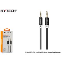 Hytech Hy-X70 1M Siyah 3.5Mm Stereo Ses Kablosu(Kablo Srt Hy-X70 Siyah) - 1