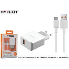 Hytech Hy-Xe30 Quick Charge Qc3.0 2.4A Micro Usb Kablo(101.Adp Hy-Xe30) - 1