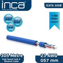 Inca Cat6 23 Awg 57Mm  Yüzde 99,5 Bakır Kablo 305Mt(Kablo Cat6 Inc Icat-305B) - 1