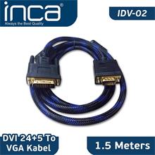 Inca Idv-02 1.5Mt Dvı 24+5 To Vga Çevirici Kablo (Kablo Ç Inca Idv-02) - 1