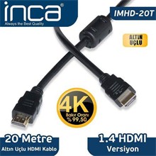 İnca Imhd-20T 1.4 3D Full Bakır 20 Mt. Hdmi Kablo(Kablo Hdmı İnca Imhd-20T) - 1