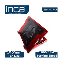 Inca Inc-341Fxk Kırmızı Ergonomik Sessiz Usb Notebook Soğutucu(100.F Inca Inc-341Fxk) - 1
